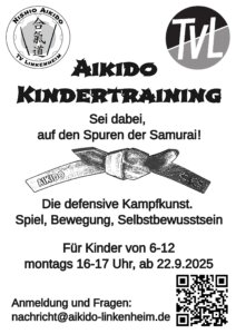 Aikido-Kindertraining Linkenheim
