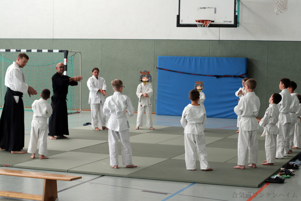 Takashi Kuroki Sensei at the kids' class