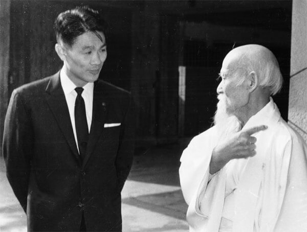 Nishio Sensei und O-Sensei Morihei Ueshiba